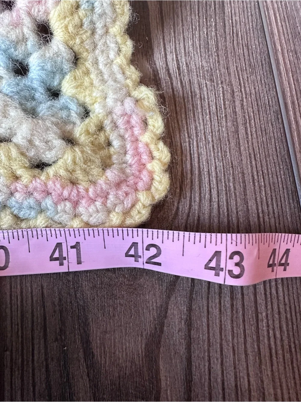 Vintage Handmade Granny Square Crochet Throw Baby Blanket Afghan